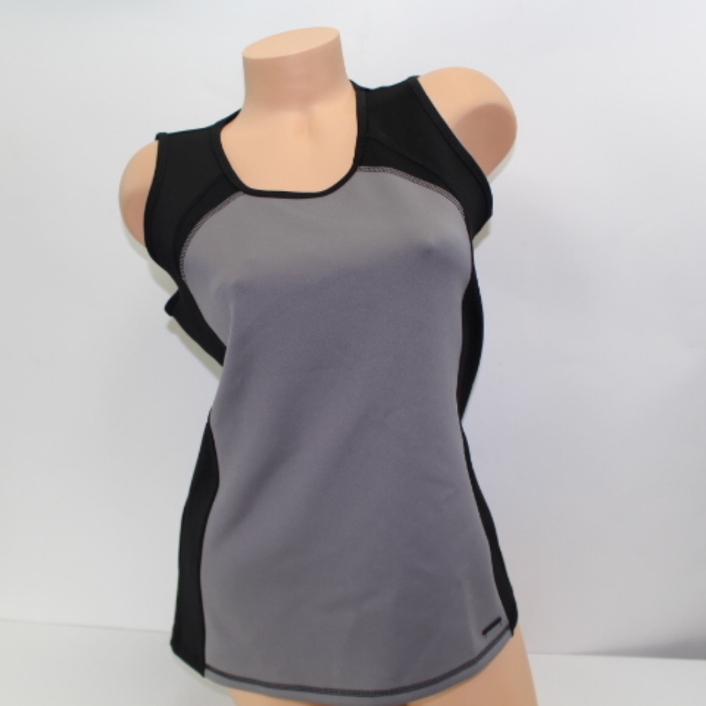 *610 Anne Klein Womens Tank Top Scuba Colorblock - Picture 4 of 6
